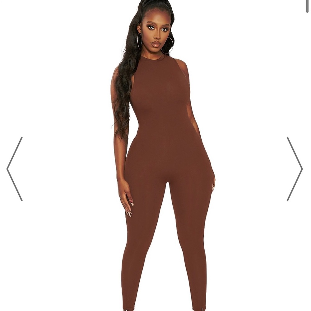 Sleeveless jumpsuit from naked wardrobe